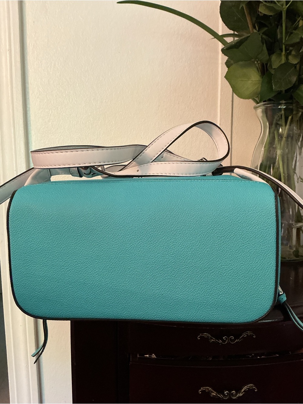 Michael Kors Teal Ombre Logo Backpack like new - Picture 7 of 10